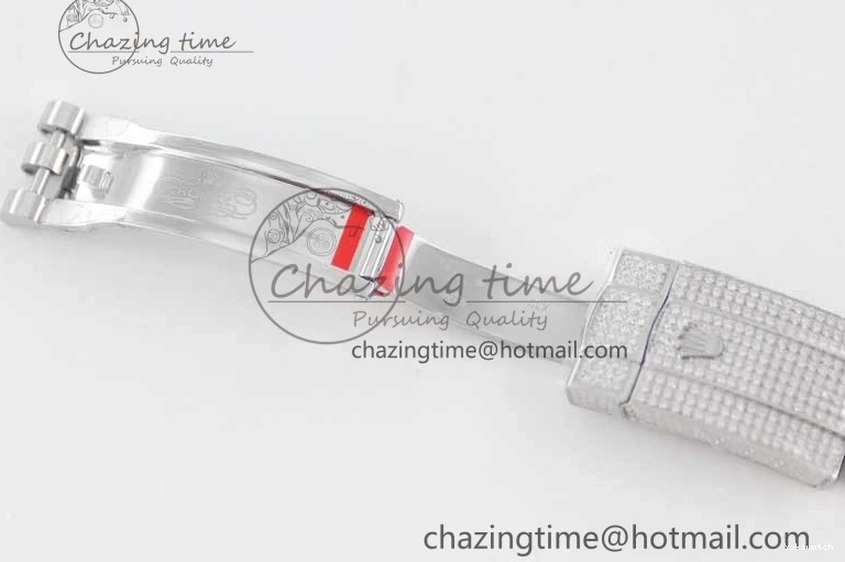 Full Arabic 41 Datejust on Dial Markers Best TWF 1:1 A2824 Edition SS Diamonds Bracelet Jubilee 0103